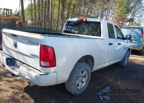 2018 Ram 1500 Express 4X4 6'4 Box from USA, damaged, VIN 1C6RR7FT4JS174951